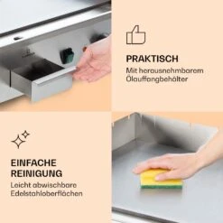 Grillmeile 4400 Elektrogrill Plancha 2x2200W Grillplatte Edelstahl 16 Grillmeile 4400 Elektrogrill Plancha 2x2200W Grillplatte Edelstahl -Haushaltsgeräte Store 10039914 de 0007 logo