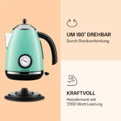 Aquavita Chalet Wasserkocher 1,7 Liter 2200 Watt Temperaturanzeige Edelstahl 12 Aquavita Chalet Wasserkocher 1,7 Liter 2200 Watt Temperaturanzeige Edelstahl -Haushaltsgeräte Store 10040040 de 0003 logo