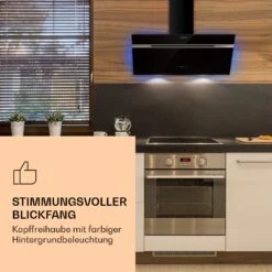 Alina 90 Smart Dunstabzugshaube 90cm 594m³/h LED Ambiente Glasfront -Haushaltsgeräte Store 10040232 de 0004 logo