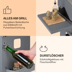 Lucifer 4 Gasgrill 4 X 3,6 KW Brenner 69x45cm Grill Edelstahl Mobil -Haushaltsgeräte Store 10040281 de 0005 logo