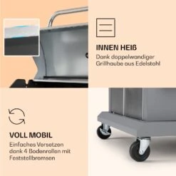Lucifer 4 Gasgrill 4 X 3,6 KW Brenner 69x45cm Grill Edelstahl Mobil -Haushaltsgeräte Store 10040281 de 0006 logo