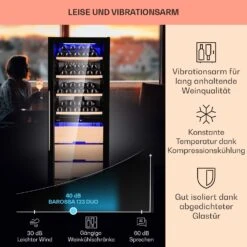 Barossa 123 Duo Weinkühlschrank 123 Fl 226 Ltr 2 Zonen Touch-Steuerung -Haushaltsgeräte Store 10040721 de 0004 usp