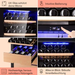 Barossa 123 Duo Weinkühlschrank 123 Fl 226 Ltr 2 Zonen Touch-Steuerung -Haushaltsgeräte Store 10040721 de 0005 usp