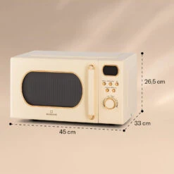 Julieta Mikrowelle Mit Grill 20l 700 / 800 W Ø25,5cm 8 Programme -Haushaltsgeräte Store 10040731 yy 0007 dimensions