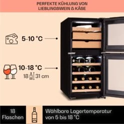 El Dorado 89 Käse & Weinkühlschrank 2 Zonen Touch 89L LED 13 El Dorado 89 Käse & Weinkühlschrank 2 Zonen Touch 89L LED -Haushaltsgeräte Store 10041310 de 0004 logo