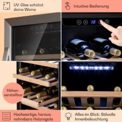 Vinamour 38 Uno Weinkühlschrank -Haushaltsgeräte Store 10041312 de 0005 logo