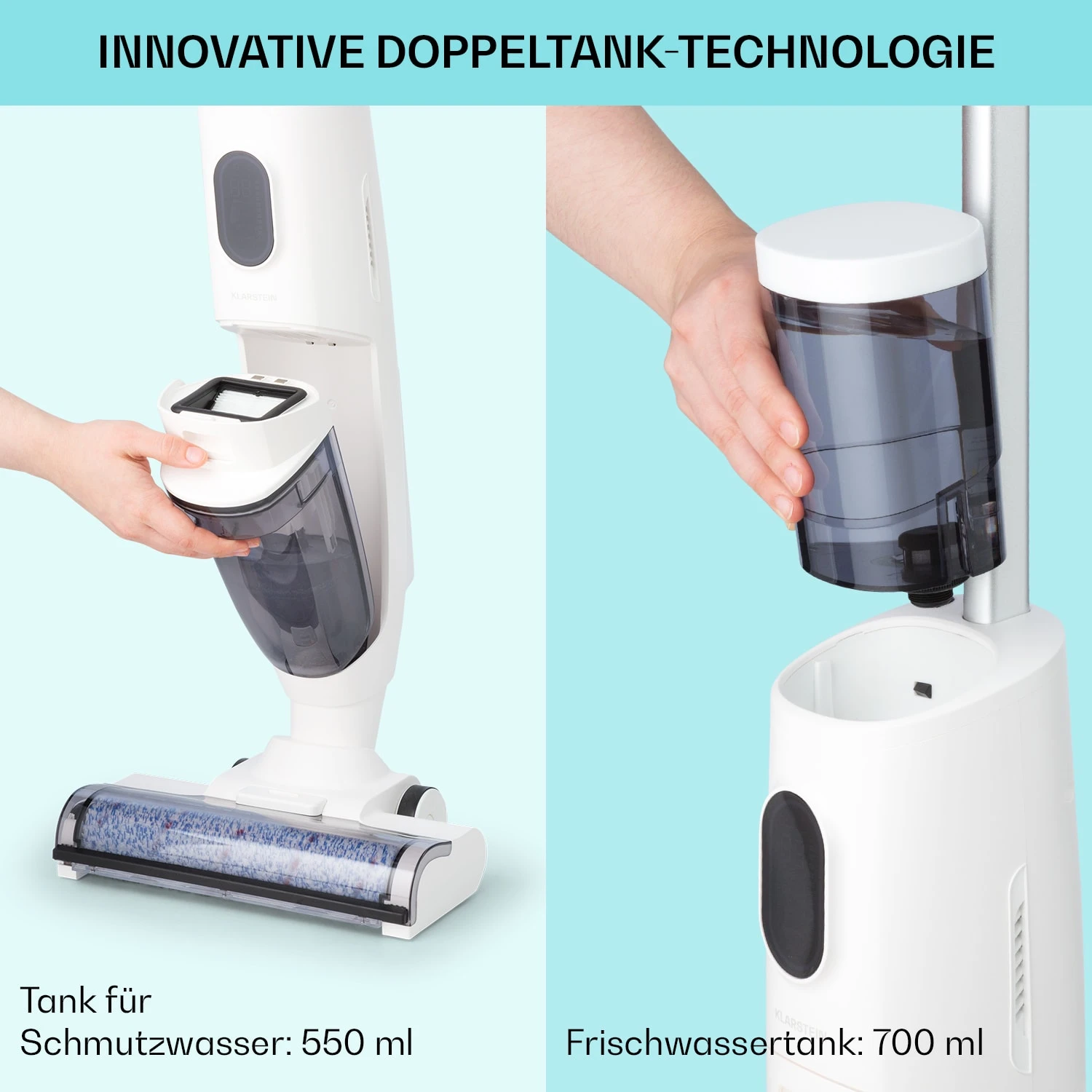 Caswell Nass-/Trockensauger Kabellos Akkubetrieben LED-Display 9 Caswell Nass-/Trockensauger Kabellos Akkubetrieben LED-Display – Bild 7