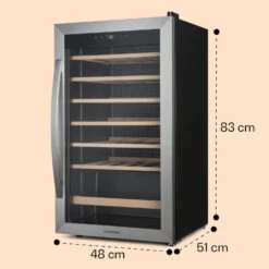 Vinamour 32 Uno Weinkühlschrank 1 Zone 95 L / 36 Flaschen 4-18°C Touch 18 Vinamour 32 Uno Weinkühlschrank 1 Zone 95 L / 36 Flaschen 4-18°C Touch -Haushaltsgeräte Store 10041393 yy 0008 dimensions