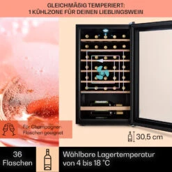 Barossa 32 Uno Weinkühlschrank 1 Zone 95 Liter / 36 Flaschen Touch-Display -Haushaltsgeräte Store 10041395 de 0003 usp
