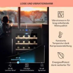 Barossa 29 Uno Weinkühlschrank 1 Zone 88 Ltr / 28 Fl Touch-Display 14 Barossa 29 Uno Weinkühlschrank 1 Zone 88 Ltr / 28 Fl Touch-Display -Haushaltsgeräte Store 10041397 de 0004 usp