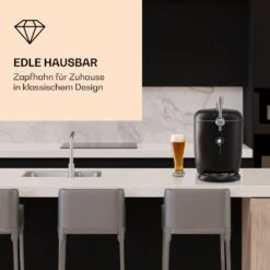 Passau Bierzapfanlage 6 L Universalfässer Druckluftpumpe 3 - 12 °C 65 W -Haushaltsgeräte Store 10041520 de 0005 logo