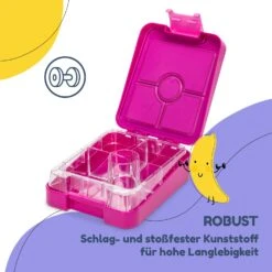 Klarstein Schmatzfatz Easy Snackbox 4 Fächer 18 X 15 X 5 Cm (BxHxT) -Haushaltsgeräte Store 10045068 de 0006 usp