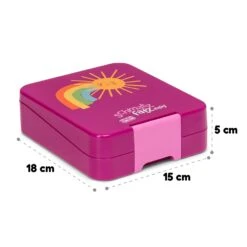 Klarstein Schmatzfatz Easy Snackbox 4 Fächer 18 X 15 X 5 Cm (BxHxT) -Haushaltsgeräte Store 10045068 yy 0011 dimensions