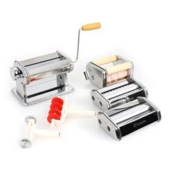 Carina Morena Pasta Maker Set Küchenmaschine 800W 4L Edelstahlschüssel 14 Carina Morena Pasta Maker Set Küchenmaschine 800W 4L Edelstahlschüssel -Haushaltsgeräte Store 60001807 yy 0008 titel Klarstein Pasta Maker Nudelmaschine