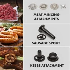 Curve Plus Küchenmaschinen-Set | 5l | 4-in-1 Fleischwolf | Silber 14 Curve Plus Küchenmaschinen-Set | 5l | 4-in-1 Fleischwolf | Silber -Haushaltsgeräte Store 60002330 yy 0003 logo Klarstein Curve Plus Kuechenmaschinen Set silber