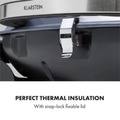 Parforce One Gasgrill 3,5kW 12000BTU SNJS Grilltisch Gasschlauch Grau -Haushaltsgeräte Store 60002432 yy 0007 logo Klarstein Parforce One Gasgrill 12000BTU grau