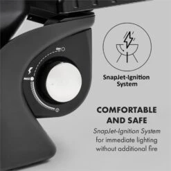 Parforce One Gasgrill 3,5kW 12000BTU SNJS Grilltisch Gasschlauch Grau -Haushaltsgeräte Store 60002432 yy 0008 logo Klarstein Parforce One Gasgrill 12000BTU grau