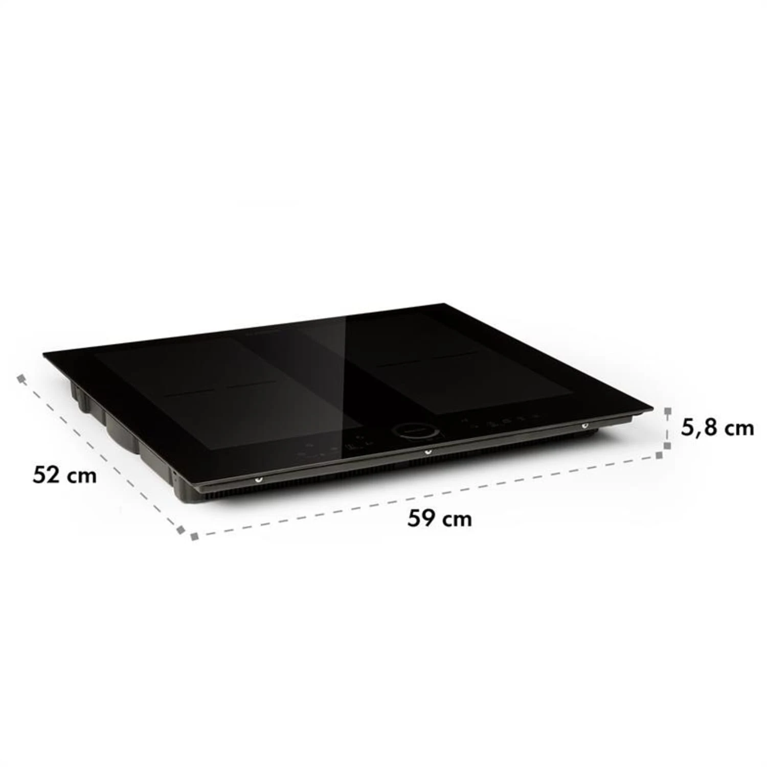 Kalahari Delicatessa Einbau-Ofen-Set Induktion 7000W 68Ltr Schwarz Edelstahl 13 Kalahari Delicatessa Einbau-Ofen-Set Induktion 7000W 68Ltr Schwarz Edelstahl – Bild 11