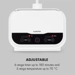 ShirtButler Pro Automatisches Trocknersystem Hemd & Hose 1200 W 2-in-1 70 °C Timer Weiß -Haushaltsgeräte Store 60002669 yy 0006 logo Klarstein ShirtButler Pro Trocknersystem weiss