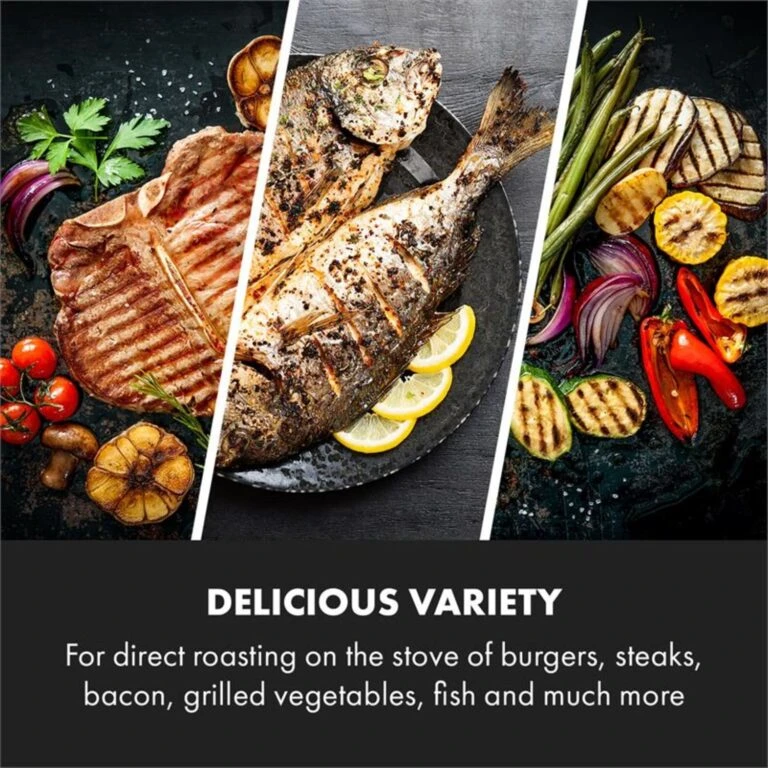 Haushaltsgeräte Store -Haushaltsgeräte Store 10034722 yy 0004 logo Klarstein Delicatessa Grill Pan Grillplatte 768x768 1